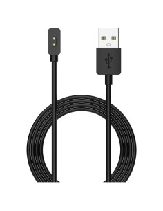 Cargador USB FitTurn para Xiaomi Smart Band 8 Pro 60cm Negro