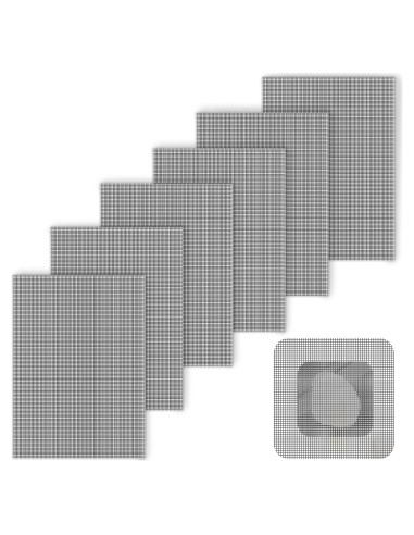 Parche de Reparación de Pantalla Matenf 18x13cm Negro 6 Piezas