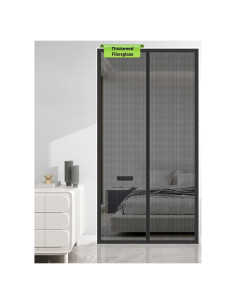 Puerta de Pantalla Magnética BiirBlue 97x208 cm Malla Fibra Vidrio
