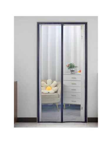 Puerta de Pantalla Magnética BiirBlue 97x208 cm Malla Fibra Vidrio