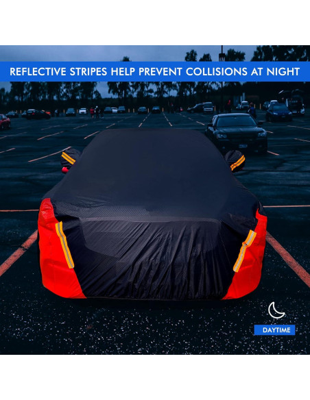 Funda de Coche DINGHAO PJK 6 Capas Impermeable para Sedán