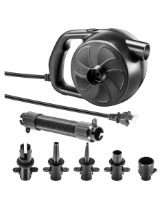 Bomba de Aire Eléctrica KERUITA 300W Inflador Rápido 1.2PSI