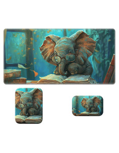 Juego de Alfombrilla de Escritorio HEAKIERG 3 en 1 Ergonómica