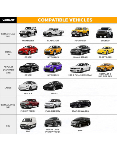 Cubierta de Parabrisas EcoNour Mediana | Tela Oxford 600D