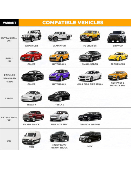 Cubierta de Parabrisas EcoNour Mediana | Tela Oxford 600D