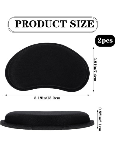 2 Pcs Alfombrilla de Ratón Ergonómica con Reposamuñecas CIATBYYJ