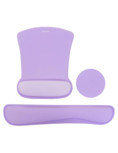 Soporte Reposamuñecas MOSISO Ergonomico Neopreno Púrpura