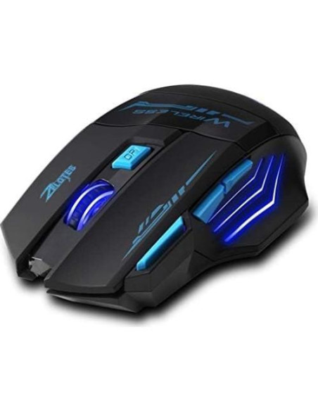 Mouse Inalámbrico Zelotes F14, 2400 DPI, 7 Botones, LED Mouse Inalámbrico Zelotes F14, 2400 DPI, 7 Botones, LED