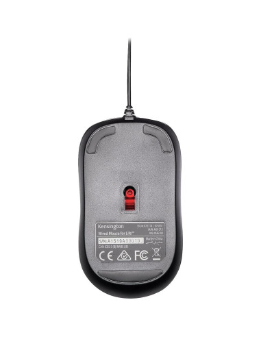 Ratón Silencioso Kensington K72110US USB con Cable Negro