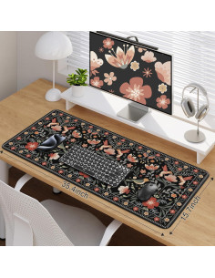 Alfombrilla de Ratón Grande iCasso 90x40 cm Antideslizante 2