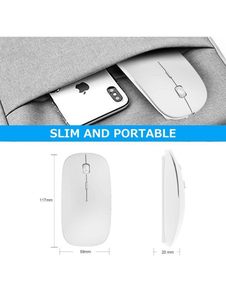 Ratón Inalámbrico 2.4G Nothers Modelo 2716 Ergonomico