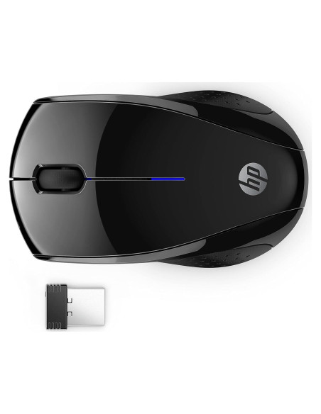 Mouse Inalambrico HP 220 Silencioso Ambidiestro Negro