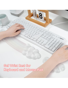 Reposamuñecas de Gel Ergonómico Mosiso para Teclado y Ratón 2