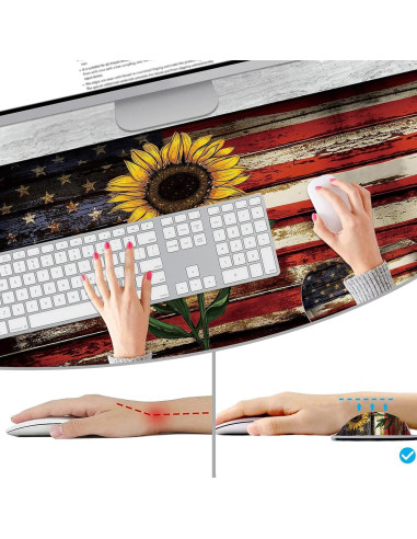 Conjunto Alfombrilla de Juego FOKBVNFLL + Almohadilla Muñeca