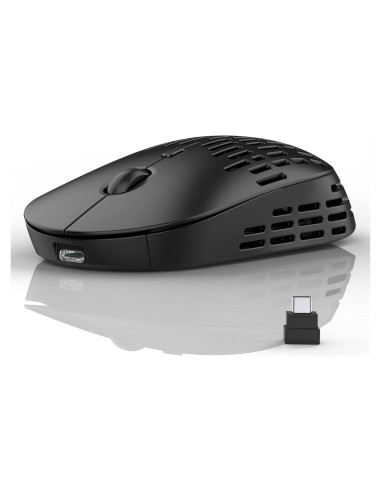 Ratón Inalámbrico Bluetooth 5.1 RAPIQUE R-03 Recargable Negro