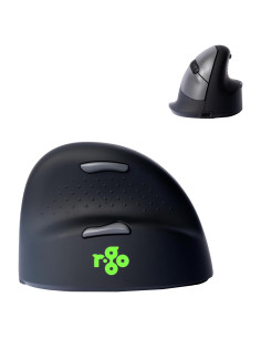 Ratón Ergonómico Vertical R-Go HE Inalámbrico Bluetooth Negro