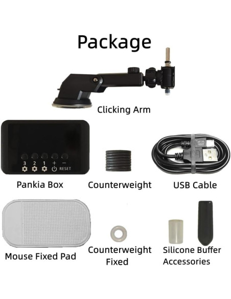 Auto Clicker Pankia Box con Brazo de Clic Ajustable