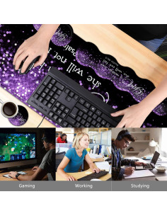 Alfombrilla de Ratón Gaming Ergonómica FDHHKJUKO 80x30cm 2