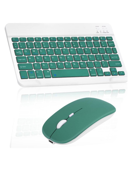 Combo Teclado y Ratón Bluetooth UrbanX KB030 Verde Jade