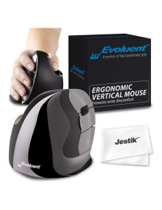 Ratón Ergonómico Evoluent Vertical Mouse D VMDM con Cable