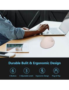 Ratón Ergonómico Inalámbrico Super Space 3 DPI Ajustables 2