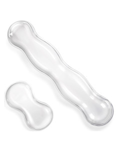 Juego de Reposamuñecas de Gel Ergonómico EupHHonycs Blanco