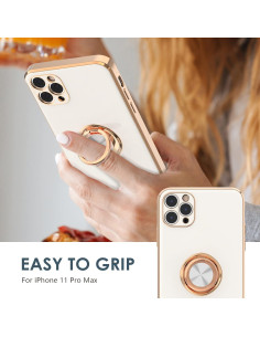 Funda Hython para iPhone 11 Pro Max 6.5" Soporte Anillo 2