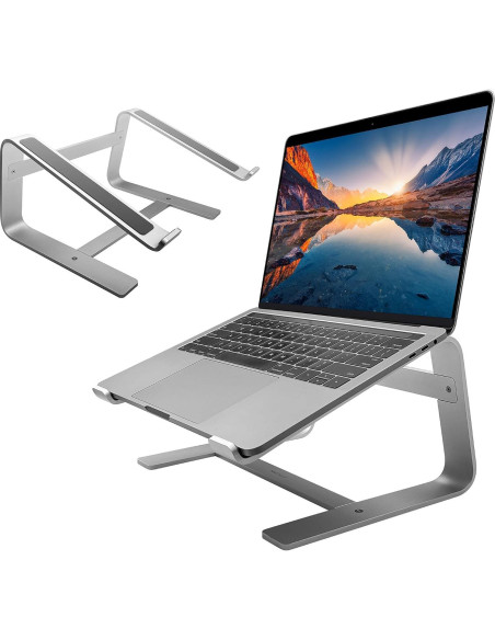 Teclado Mini con Cable Macally + Ratón Silencioso + Soporte Ergonómico