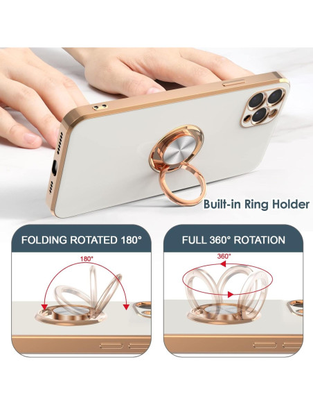 Funda Hython para iPhone 11 Pro Max 6.5" Soporte Anillo