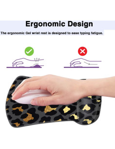 Alfombrilla de Ratón Ergonómica SOTWONSO con Soporte de Muñeca 2