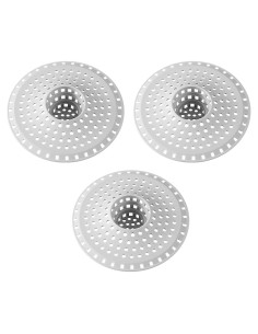 Captador de Cabello Dagoodia 3PCS Silicona Drenaje 11.43 cm