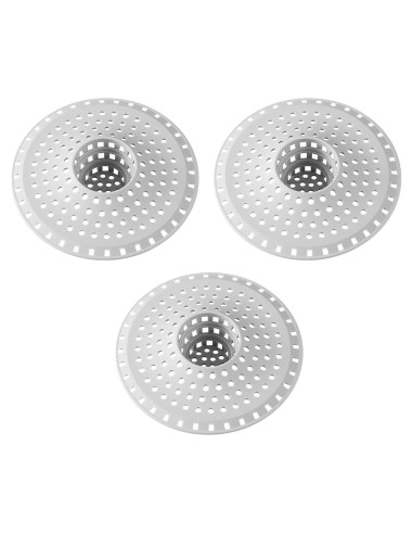 Captador de Cabello Dagoodia 3PCS Silicona Drenaje 11.43 cm