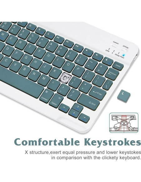 Combo Teclado y Ratón Bluetooth UrbanX KB030 Ergonómico