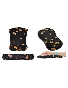 Reposamuñecas 3 en 1 iCasso Ergonómico Espuma Viscoelástica