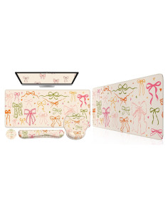 Alfombrilla de Escritorio iCasso XXL con Soporte Ergonómico