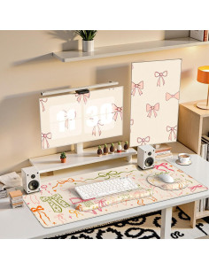 Alfombrilla de Escritorio iCasso XXL con Soporte Ergonómico 2