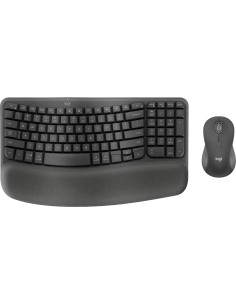 Combo Teclado Ergonómico Inalámbrico Logitech MK670 + Ratón M550 L + McAfee 2024 2