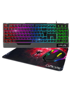 Combo Teclado y Ratón Gaming CHONCHOW 3200DPI RGB Ergonomico