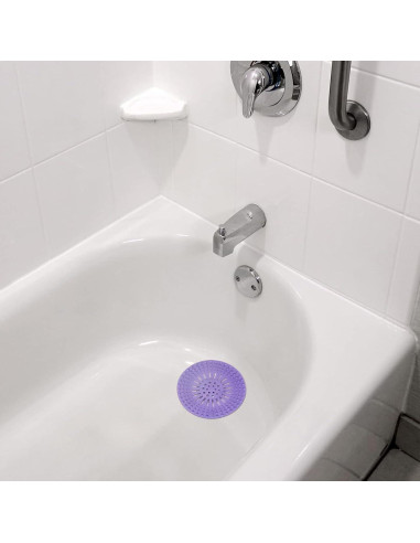 Gotega Captador de Cabello para Drenaje, 5 Piezas Brillantes