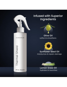 Spray Protector Térmico Moehair 236ml | Anti-frizz y Brillo 2