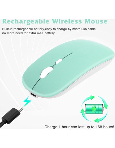 Combo Teclado y Ratón Bluetooth UrbanX KB030 Ergonómico