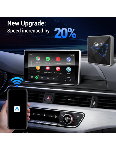 Adaptador Inalámbrico Android Auto OTTOCAST A2Air Pro