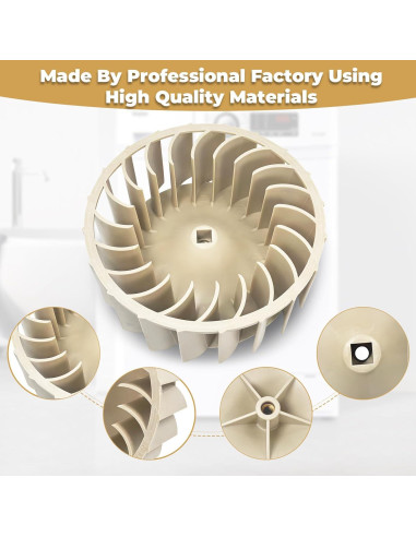 Rueda de Soplador FANCIGO WP697772 18.9cm Compatible Whirlpool