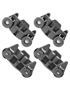 Ruedas de Lavavajillas Alvar W10195416V Paquete de 4