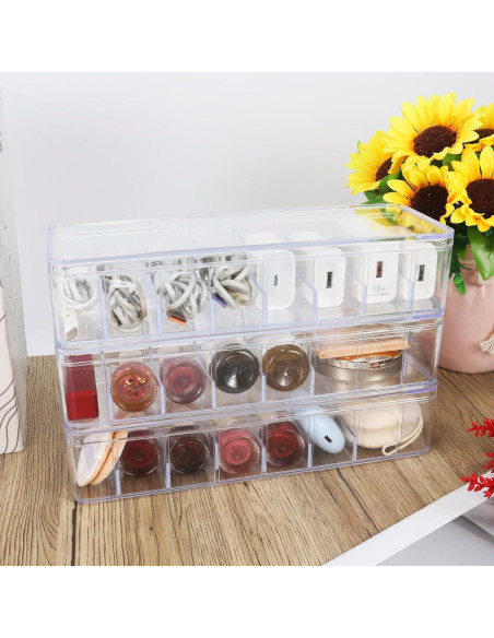 Organizador de Cables JUNJIAHAOZHU 4 Piezas 40 Correas