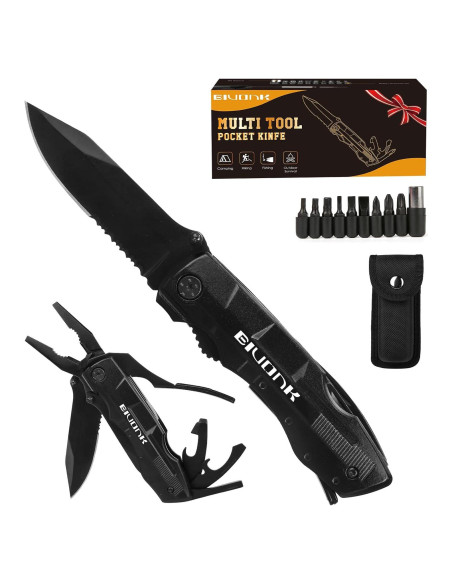 Cuchillo Multiherramienta Biuonk 9 en 1 con Alicates
