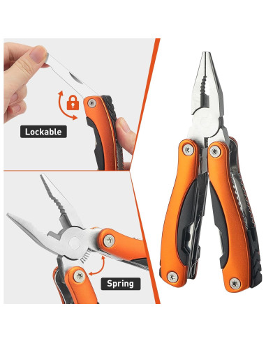 Multitool WIWUE GUO con Alicates y Cuchillo 10.16 cm