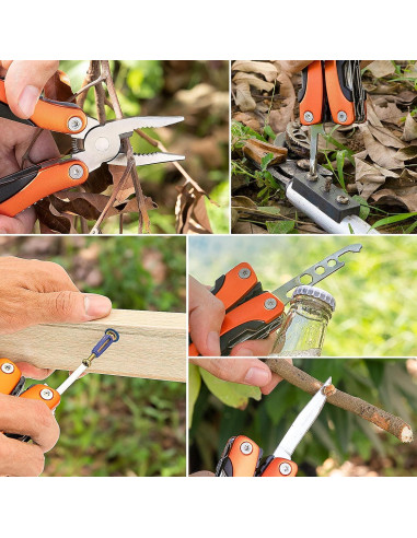 Multitool WIWUE GUO con Alicates y Cuchillo 10.16 cm