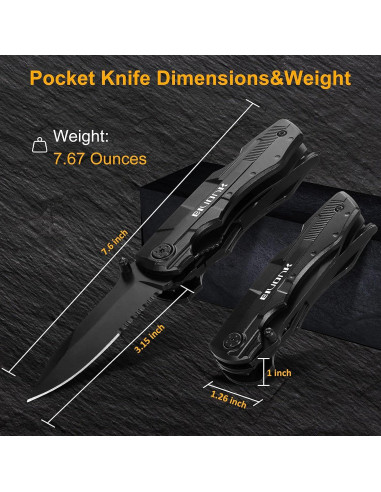 Cuchillo Multiherramienta Biuonk 9 en 1 con Alicates