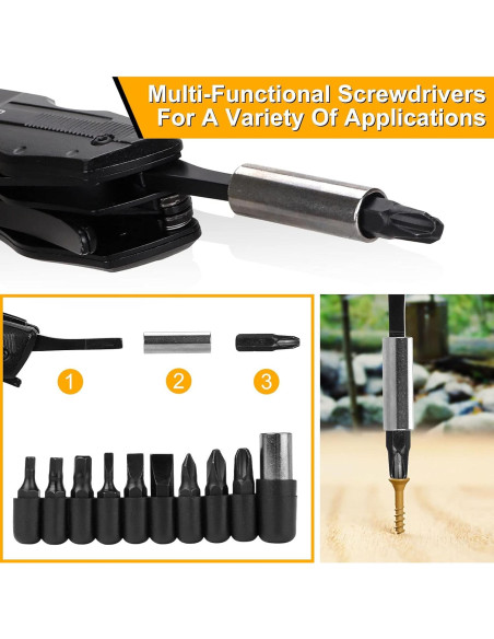 Cuchillo Multiherramienta Biuonk 9 en 1 con Alicates